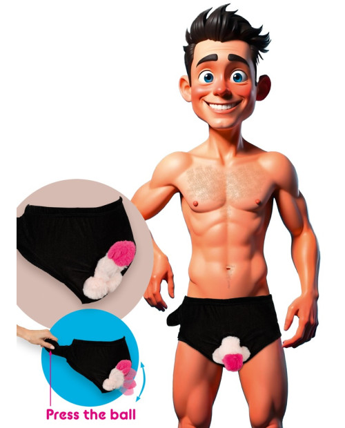 Briefs with Inflatable Penis