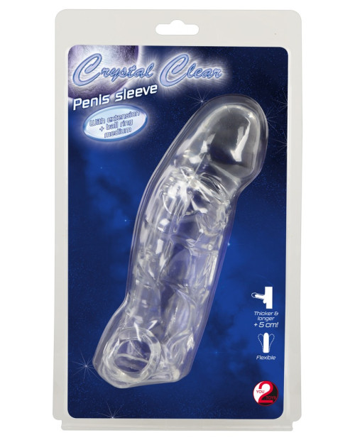 Crystal Clear Penis Sleeve wit