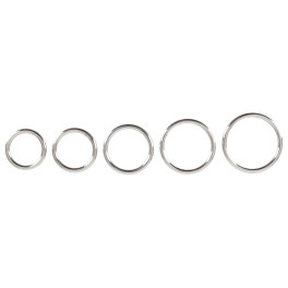 Bad Kitty Set of 5 Metal Rings