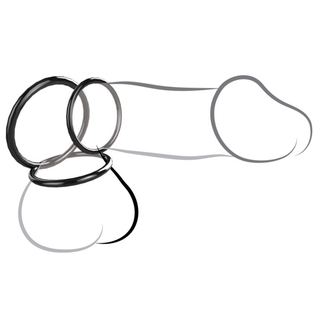 FCR Silicone 3 Ring Stamina Se