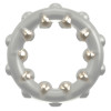 Rebel Cock Ring With Metal Bal