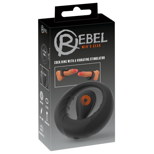Rebel Cock Ring w Vibrating St
