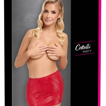 Mini Skirt red