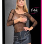 Imitation leather Mini Skirt