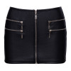 Imitation leather Mini Skirt