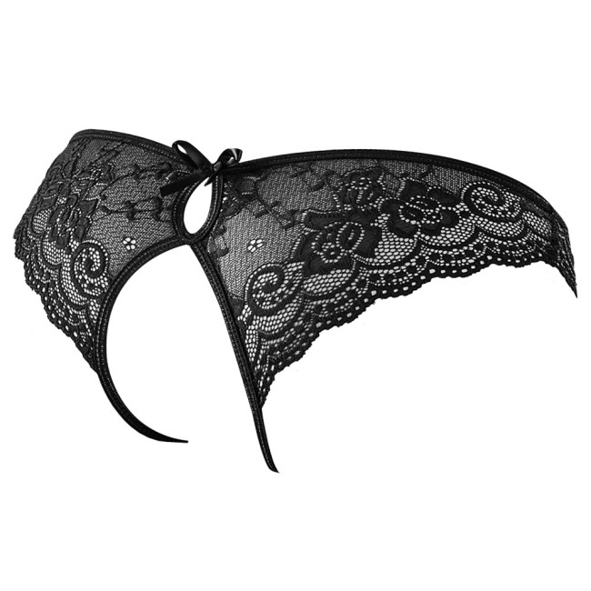 Crotchless Lace Briefs