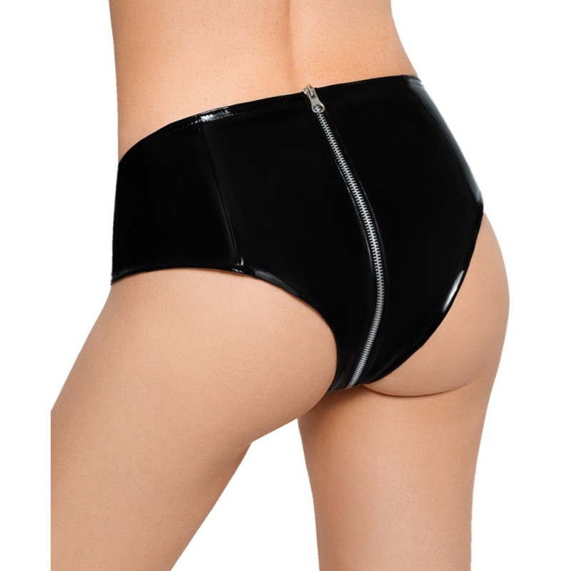 Vinyl Pants with a Zip