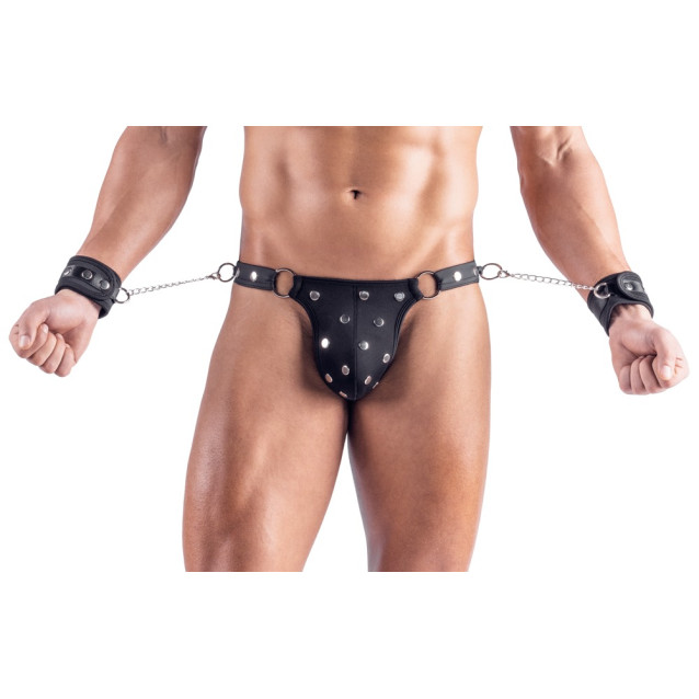 Men's Thong and Cuffs