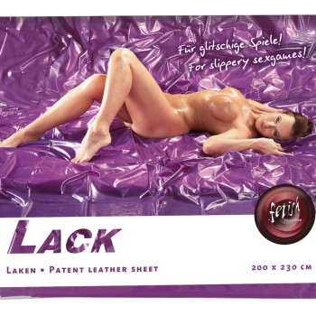 Vinyl Bed Sheet purple