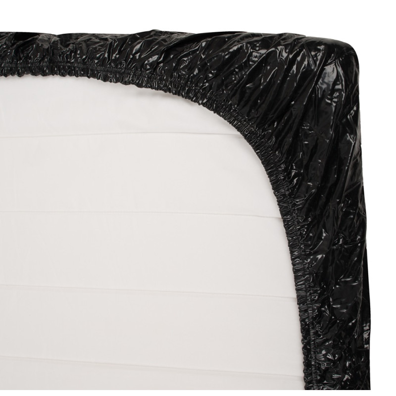 Vinyl Fitted Sheet black