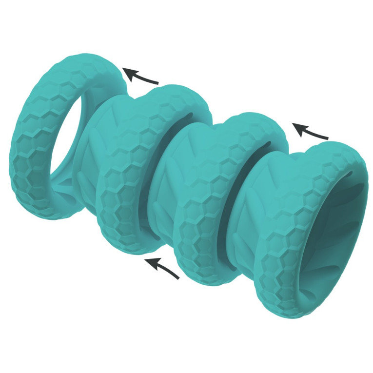 3in1 Cock and Ball Ring Set