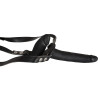 Double Strap On Black Silicone