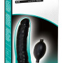 Blow me up Latex Dildo black