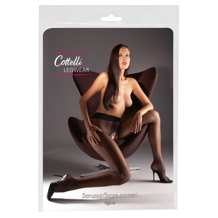 Crotchless Tights black