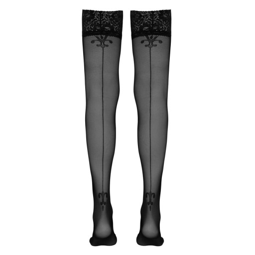 Hold-up Stockings with seam