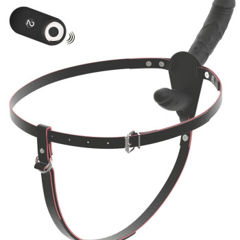 RC Vibrating Double Strap-On