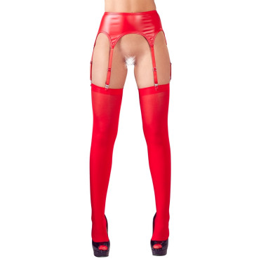 Suspender Belt red