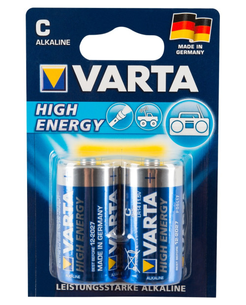 2 Varta C Batteries