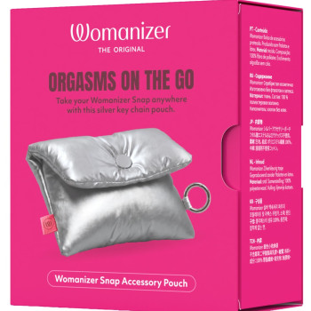 Womanizer Snap Pouch Silver