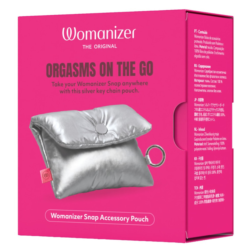 Womanizer Snap Pouch Silver